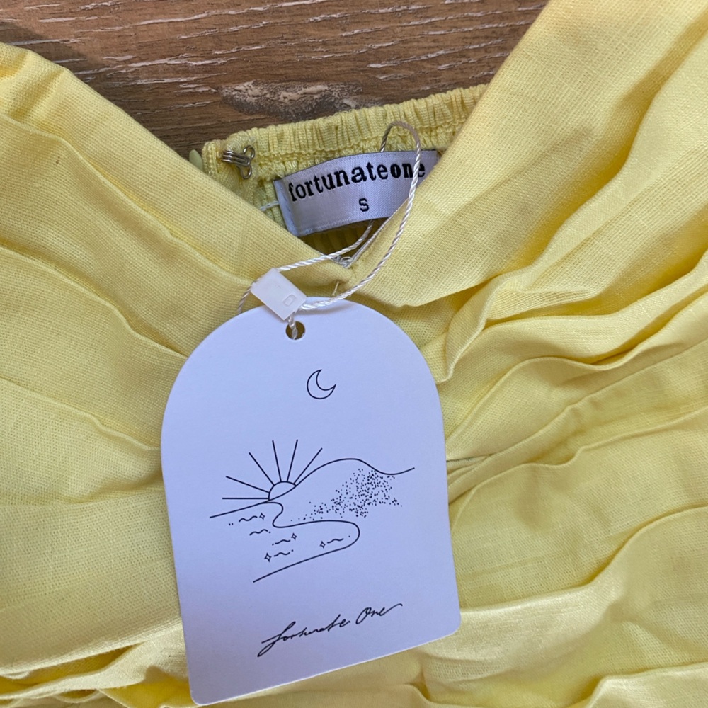 Fortunate One Yellow Dress - Picture 4 of 5